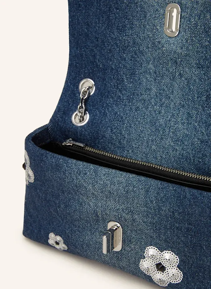 MARC JACOBS MARC JACOBS Umhängetasche THE SEQUIN DENIM DAISY DUAL CHAIN MINI BAG