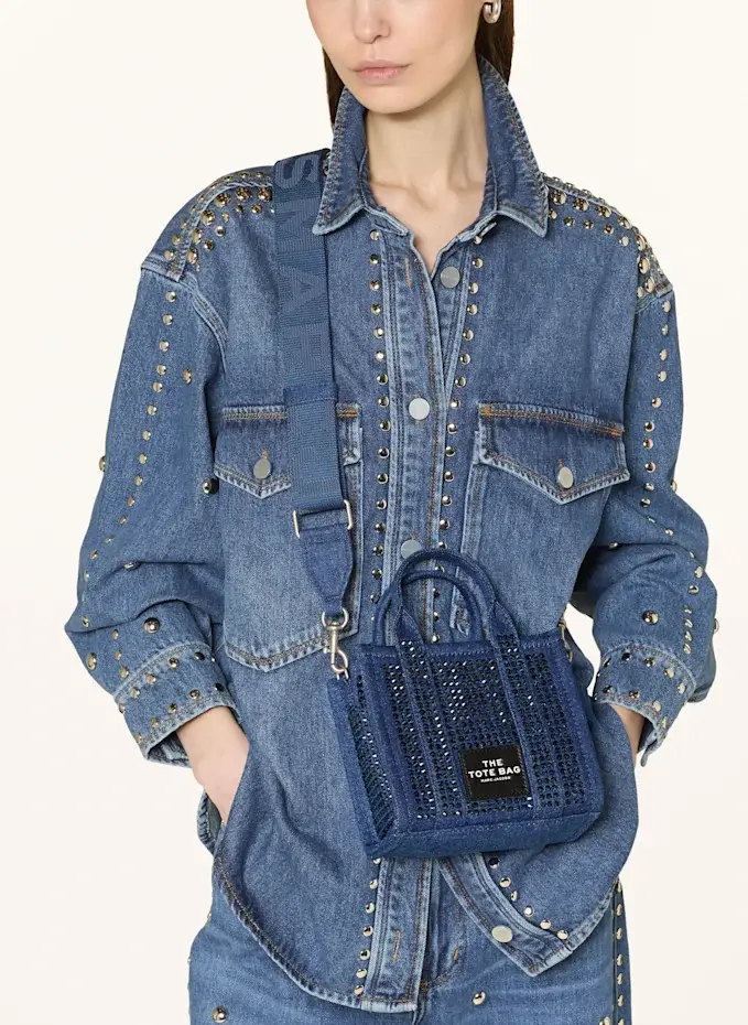 MARC JACOBS MARC JACOBS Umhängetasche TOTE BAG CRYSTAL Mit Schmucksteinen