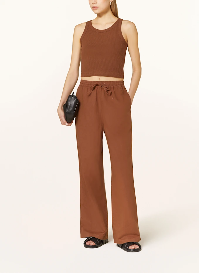 Marc O'Polo DENIM Marc O'Polo DENIM Marlenehose Mit Leinen