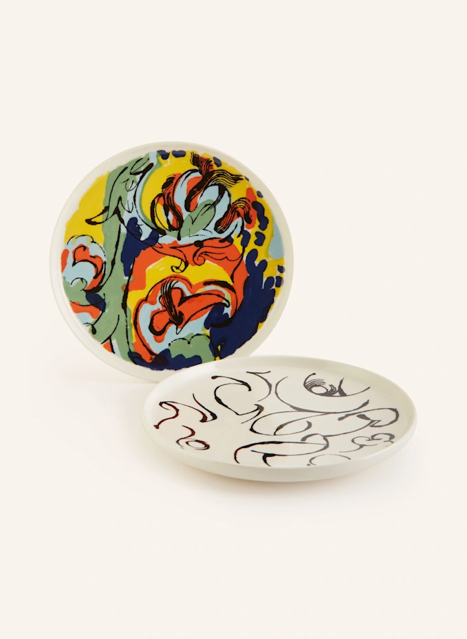 marimekko marimekko 2er-Set Speiseteller OIVA: VILDSTJÄLK & KRAFTMODurchmesser: 25 cm