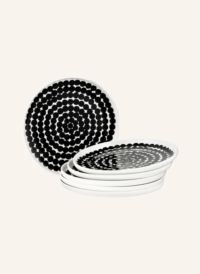marimekko marimekko 6er-Set Dessertteller OIVA/SIIRTOLAPUUTARHADurchmesser: 20 cm