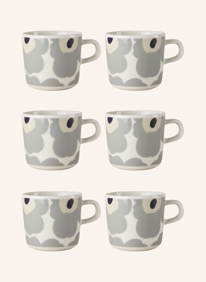 Marimekko Marimekko 6er-Set Tassen UNIKKOVolumen: 200 Ml