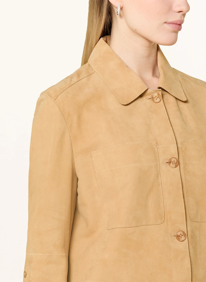 MILESTONE MILESTONE Leder-Overshirt MSVICKI
