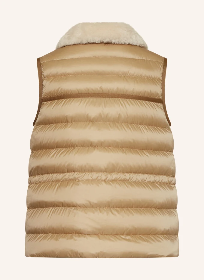 MONCLER Enfant MONCLER Enfant Daunenweste ELISHEBA Mit KunstpelzKIDS