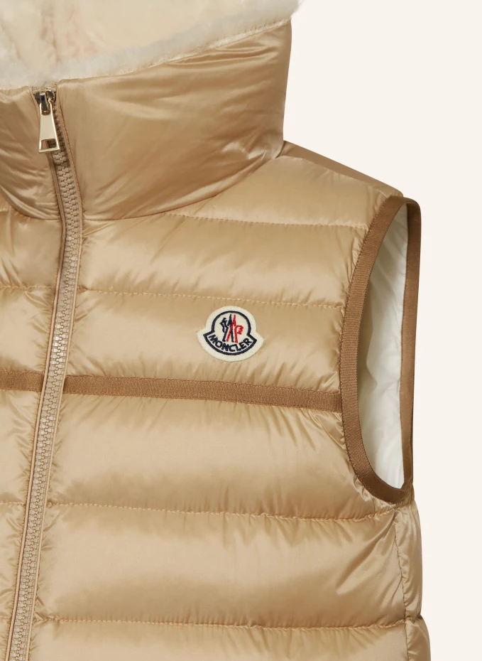 MONCLER Enfant MONCLER Enfant Daunenweste ELISHEBA Mit KunstpelzKIDS