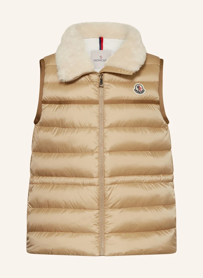 MONCLER enfant MONCLER enfant Daunenweste ELISHEBA mit KunstpelzKIDS