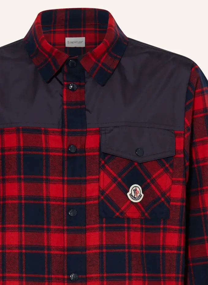 MONCLER Enfant MONCLER Enfant Hemd Im MaterialmixKIDS