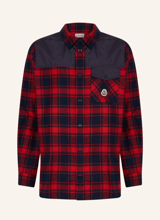 MONCLER enfant MONCLER enfant Hemd im MaterialmixKIDS