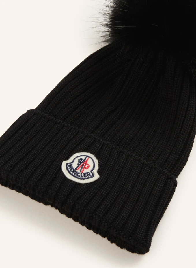 MONCLER Enfant MONCLER Enfant Mütze Mit KunstpelzbommelKIDS