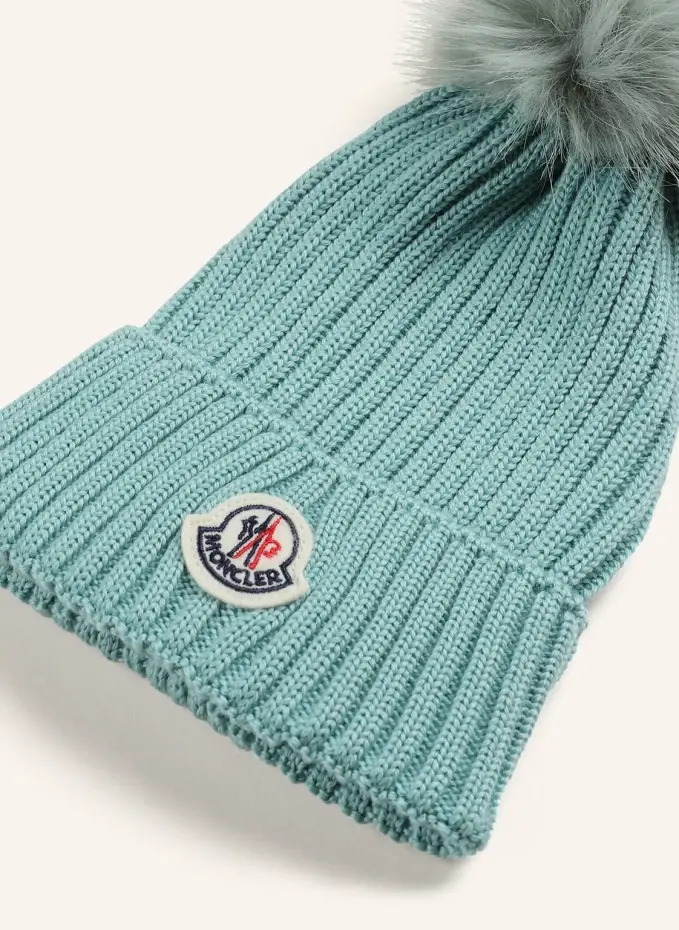 MONCLER Enfant MONCLER Enfant Mütze Mit KunstpelzbommelKIDS