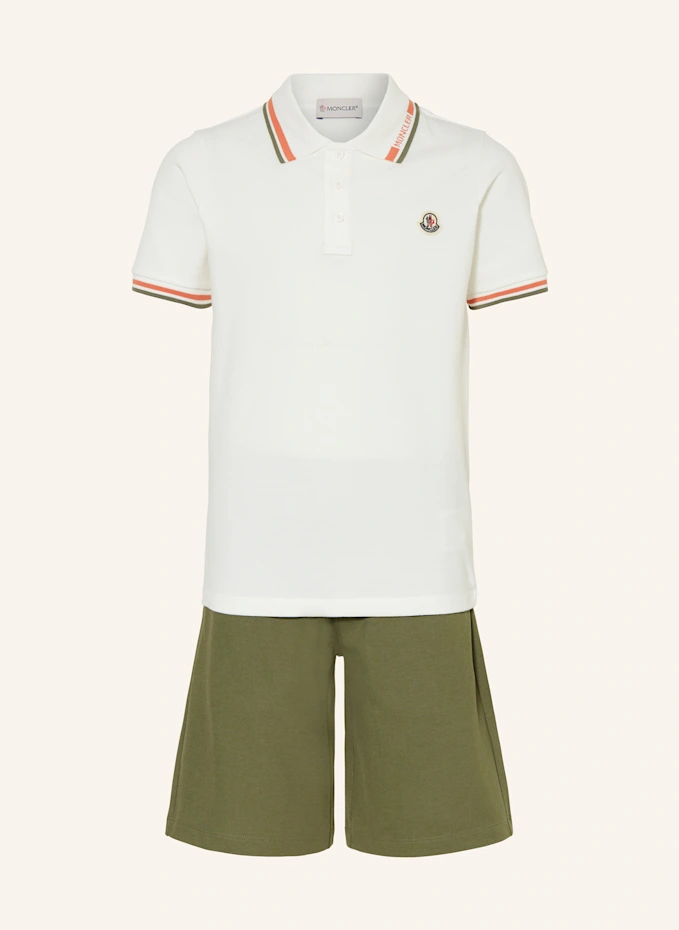 MONCLER enfant MONCLER enfant Set: Piqué-Poloshirt und Piqué-ShortsKIDS