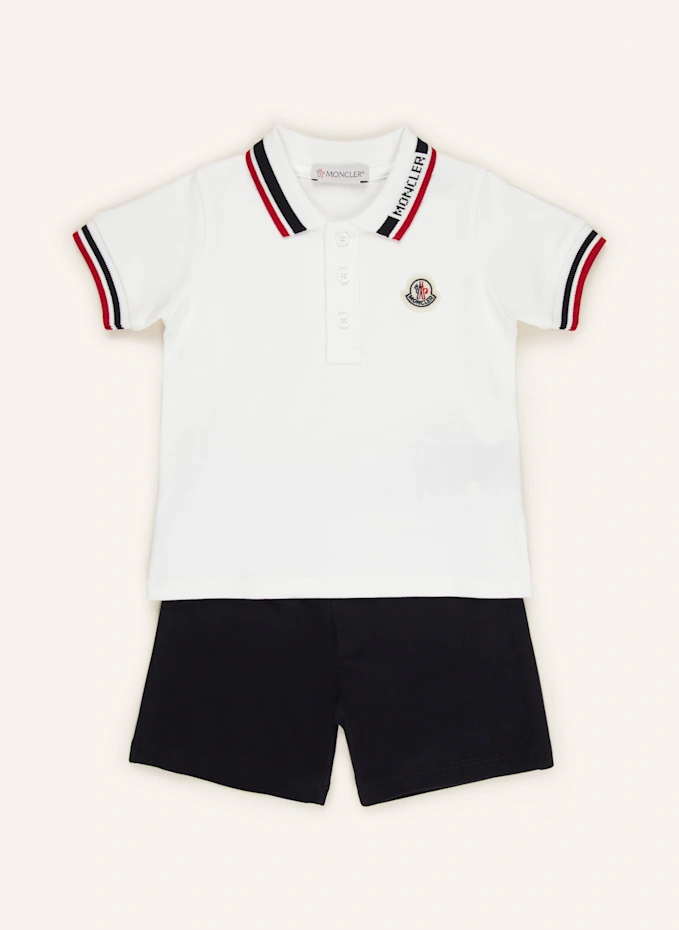MONCLER enfant MONCLER enfant Set: Piqué-Poloshirt und ShortsBABY