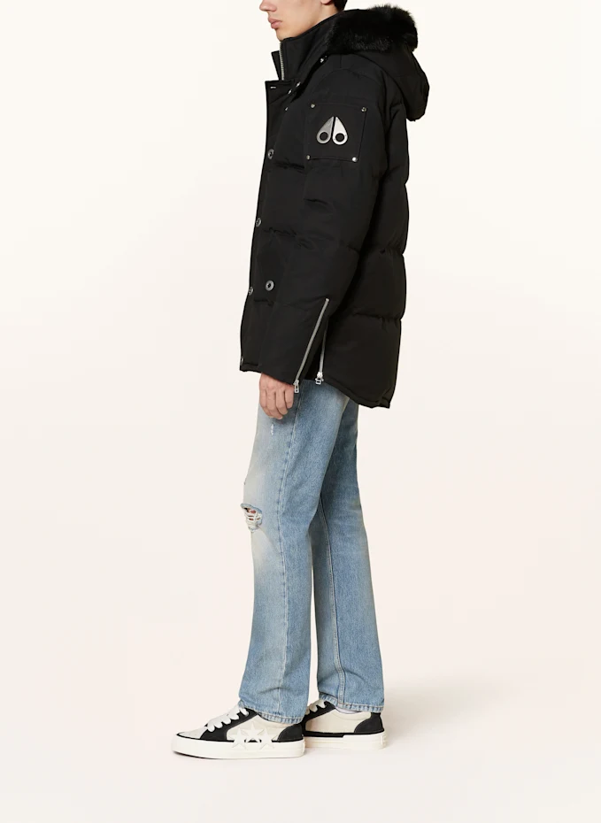 MOOSE KNUCKLES MOOSE KNUCKLES Daunenjacke 3Q Mit Abnehmbarer Kapuze Und Kunstpelz