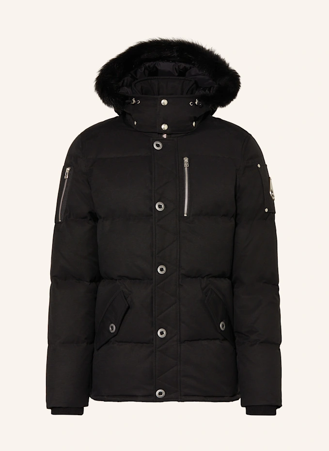 MOOSE KNUCKLES MOOSE KNUCKLES Daunenjacke 3Q Mit Abnehmbarer Kapuze Und Kunstpelz