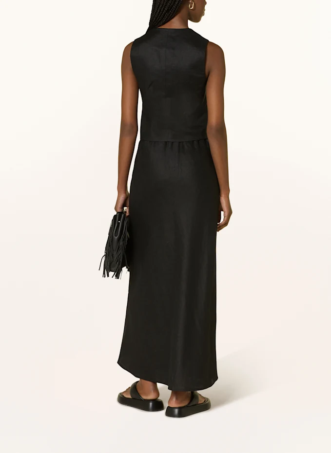 MRS & HUGS MRS & HUGS Blazerweste Aus Leinen