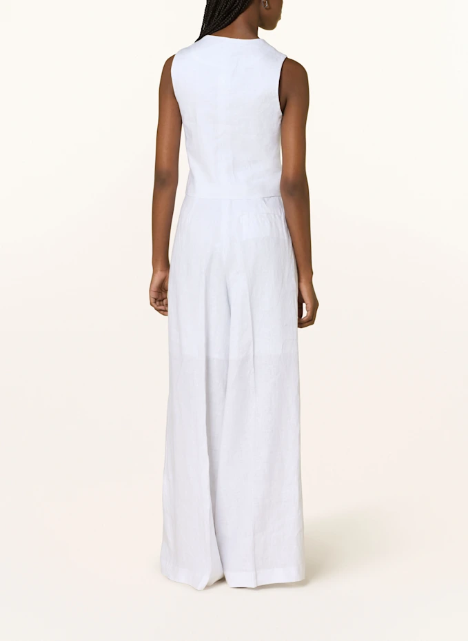 MRS & HUGS MRS & HUGS Blazerweste Aus Leinen