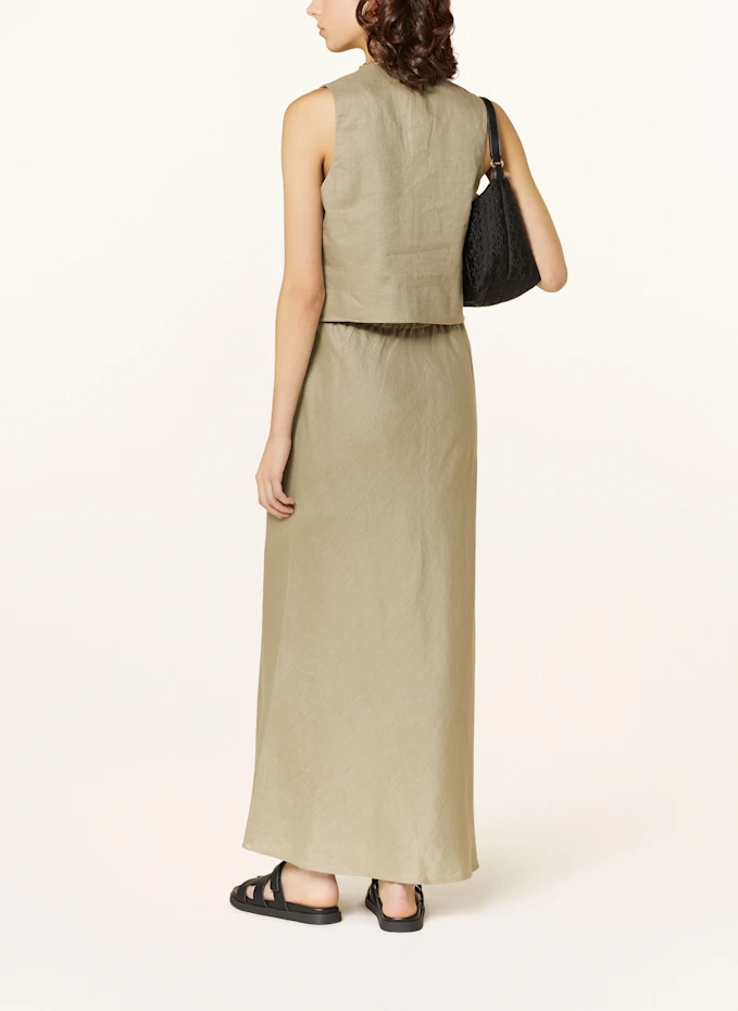 MRS & HUGS MRS & HUGS Blazerweste Aus Leinen