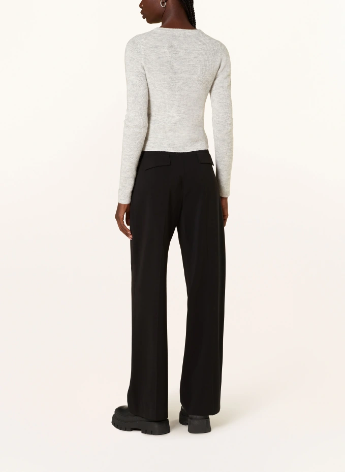 MRS & HUGS MRS & HUGS Cropped-Pullover Mit Alpaka