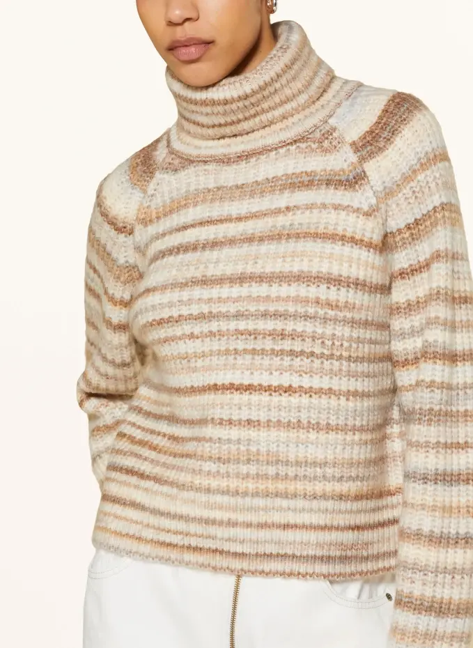 MRS & HUGS MRS & HUGS Cropped-Rollkragenpullover