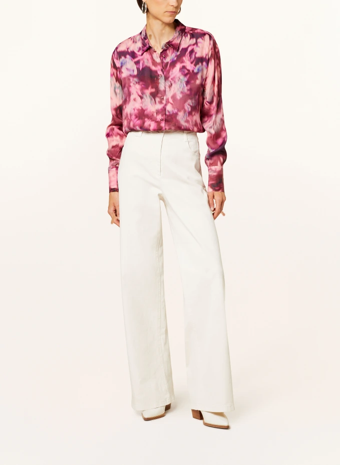 MRS & HUGS MRS & HUGS Hemdbluse Aus Satin