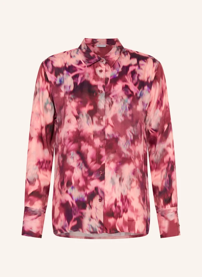 MRS & HUGS MRS & HUGS Hemdbluse aus Satin