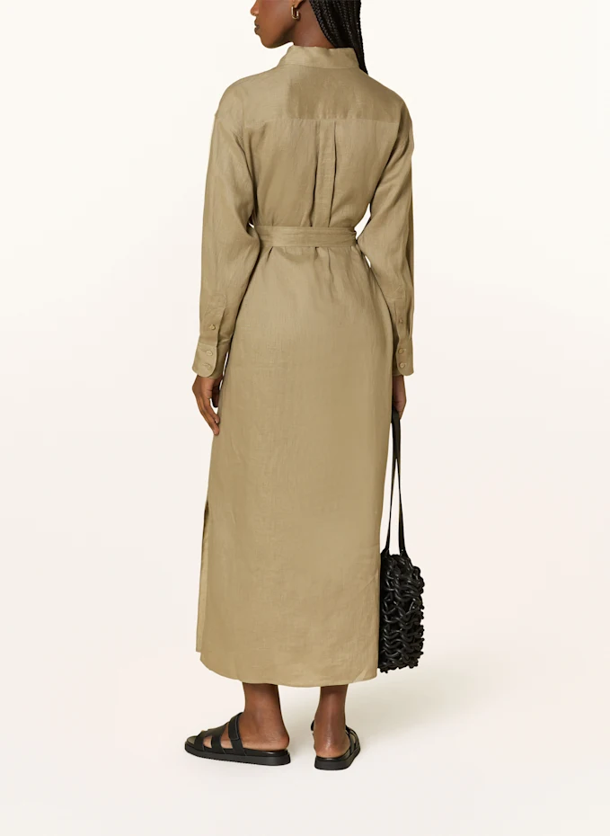 MRS & HUGS MRS & HUGS Hemdblusenkleid Aus Leinen