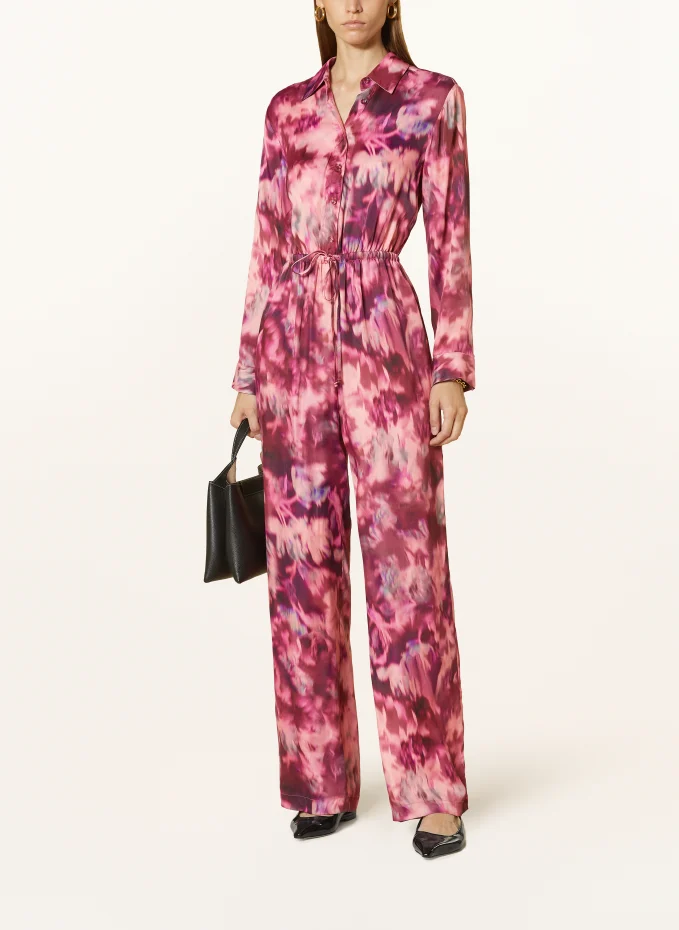 MRS & HUGS MRS & HUGS Jumpsuit Aus Satin