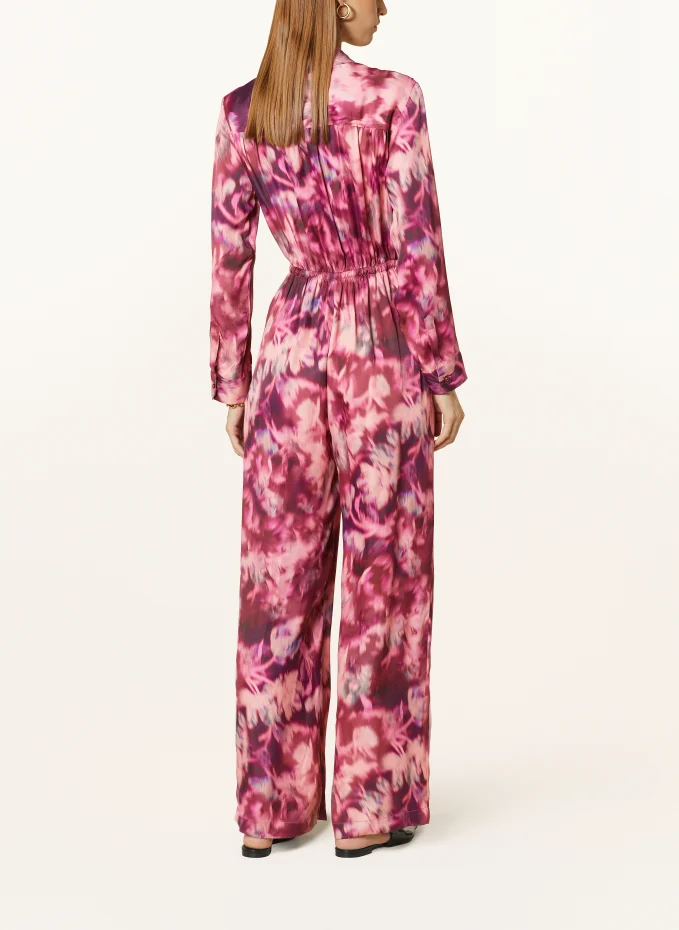 MRS & HUGS MRS & HUGS Jumpsuit Aus Satin