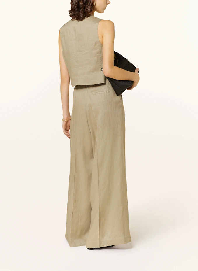 MRS & HUGS MRS & HUGS Marlenehose Aus Leinen