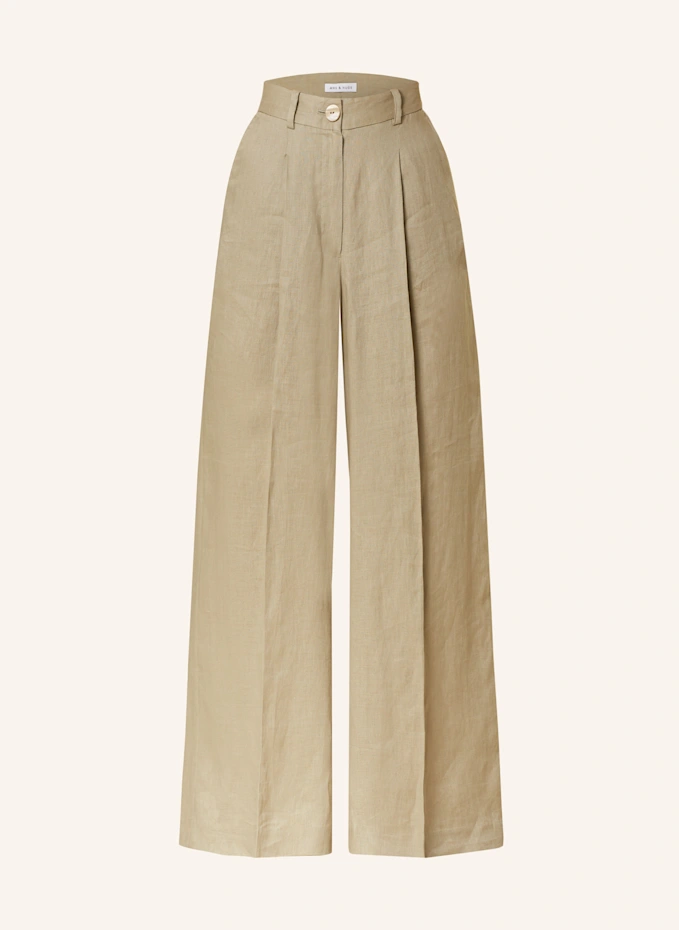MRS & HUGS MRS & HUGS Marlenehose Aus Leinen