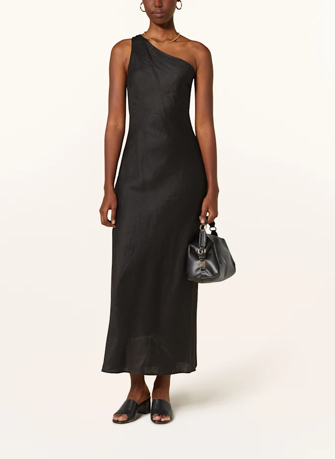 MRS & HUGS MRS & HUGS One-Shoulder-Kleid Aus Leinen