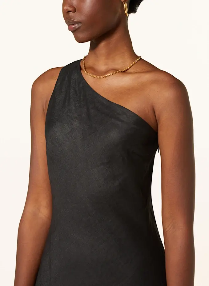 MRS & HUGS MRS & HUGS One-Shoulder-Kleid Aus Leinen