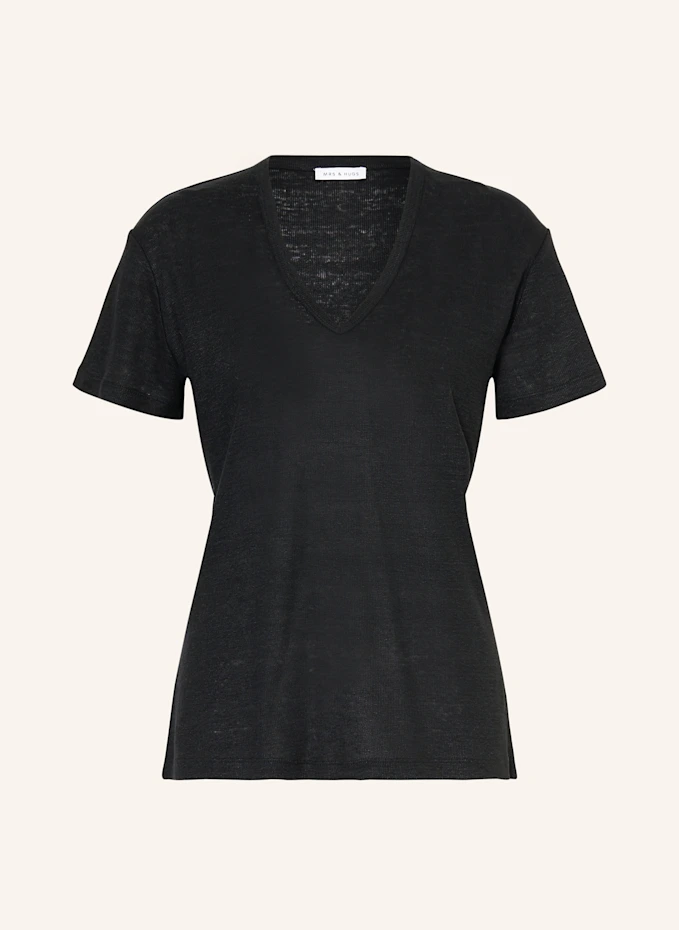 MRS & HUGS MRS & HUGS T-Shirt aus Leinen