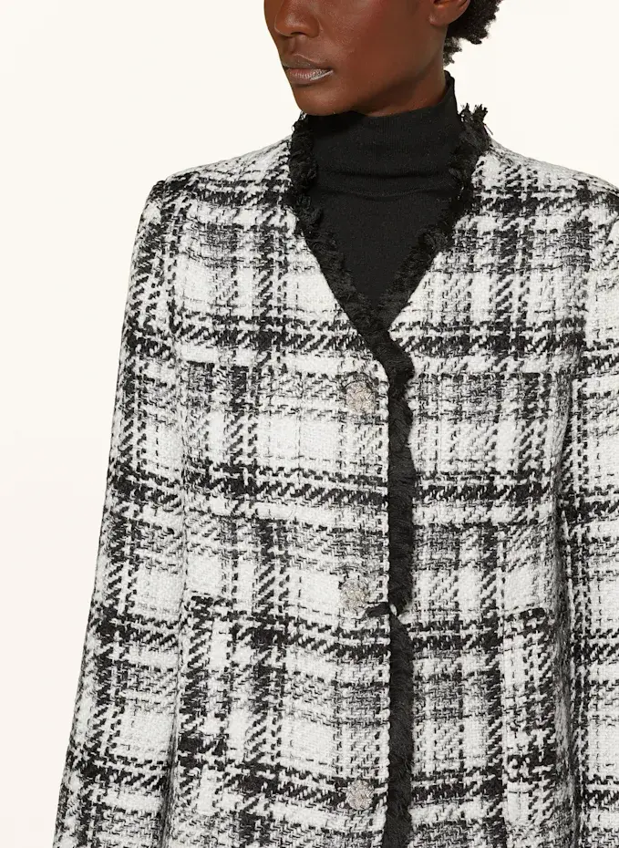MRS & HUGS MRS & HUGS Tweed-Blazer Mit Glitzergarn