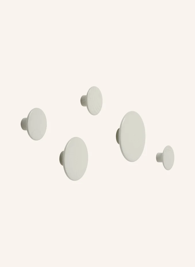 MUUTO MUUTO 5-tlg. Wandhaken-Set DOTS WOOD
