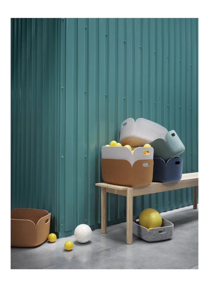 MUUTO MUUTO Korb RESTOREHöhe: 13 Cm Breite: 39 Cm