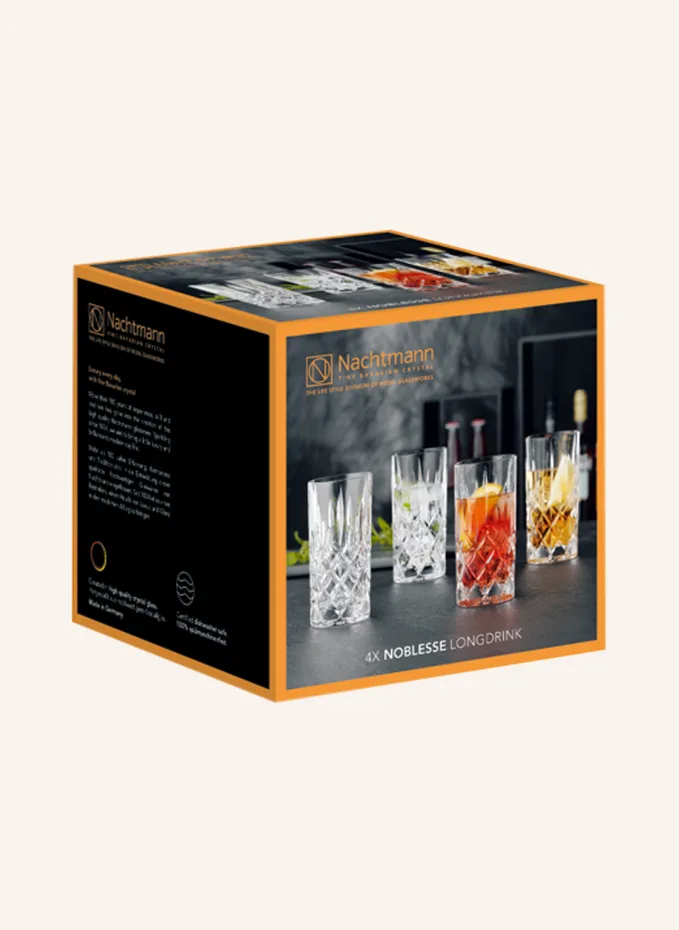 Nachtmann Nachtmann 4er-Set Longdrinkgläser NOBLESSEVolumen: 375 Ml