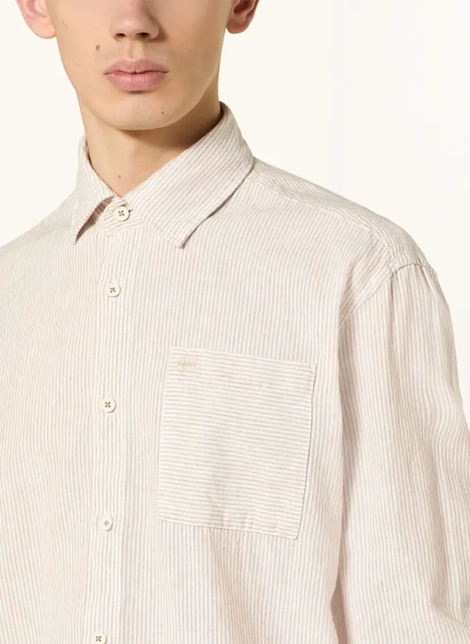 NAPAPIJRI NAPAPIJRI Hemd BROLIO Comfort Fit Mit Leinen