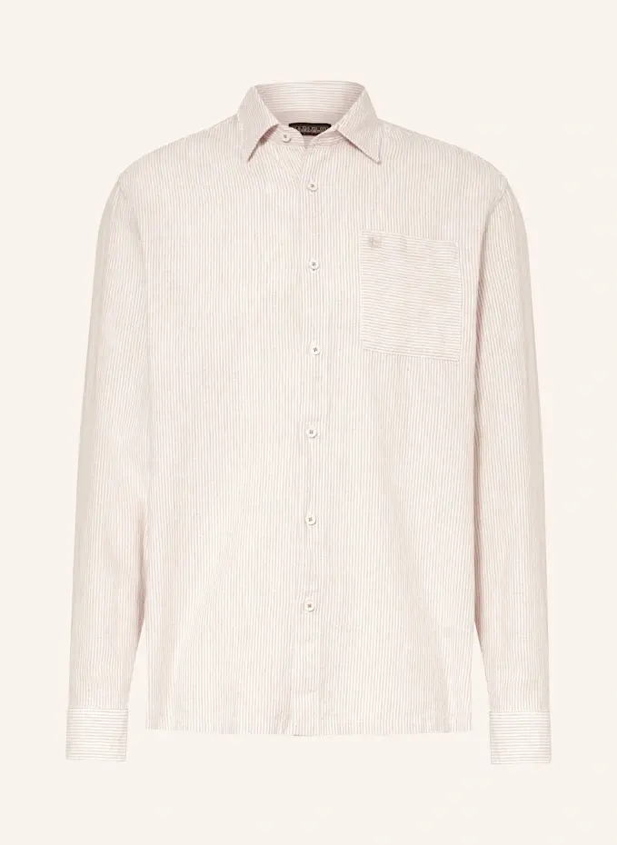 NAPAPIJRI NAPAPIJRI Hemd BROLIO Comfort Fit mit Leinen