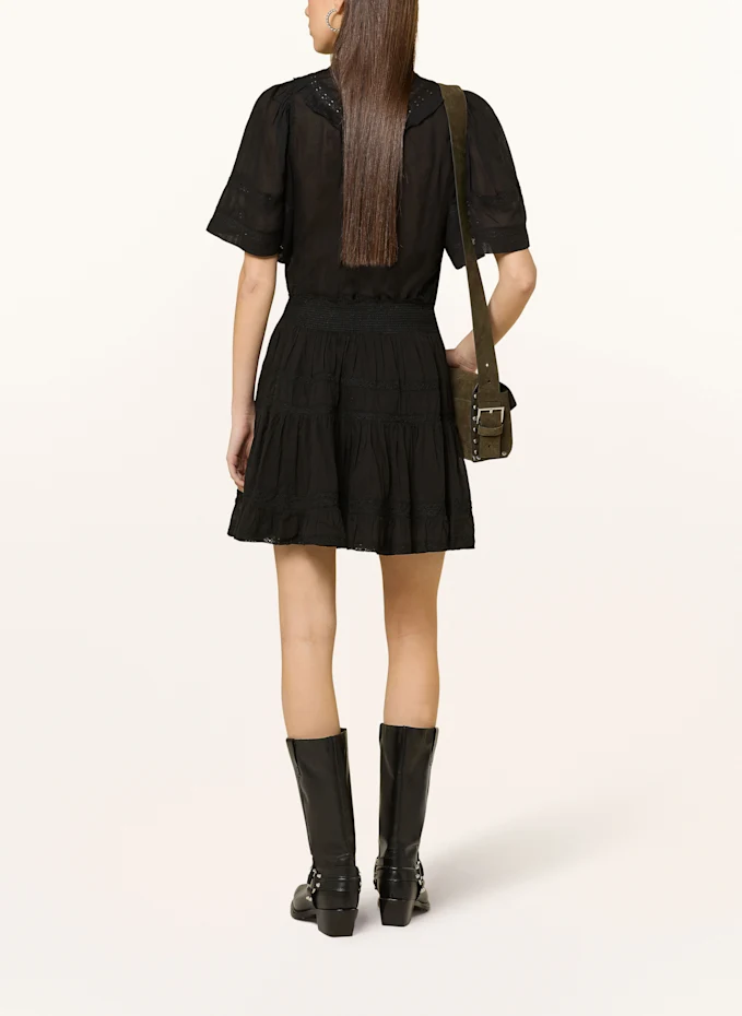 NEO NOIR NEO NOIR Blusenshirt EVIENNE Mit Rüschen