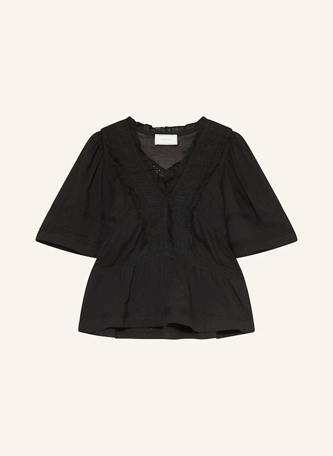 NEO NOIR NEO NOIR Blusenshirt EVIENNE mit Rüschen