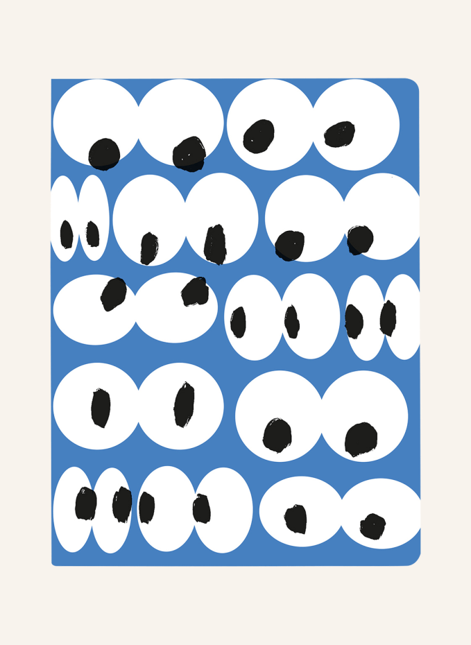 NUUNA NUUNA Notizbuch GRAPHIC L EYES ON YOU