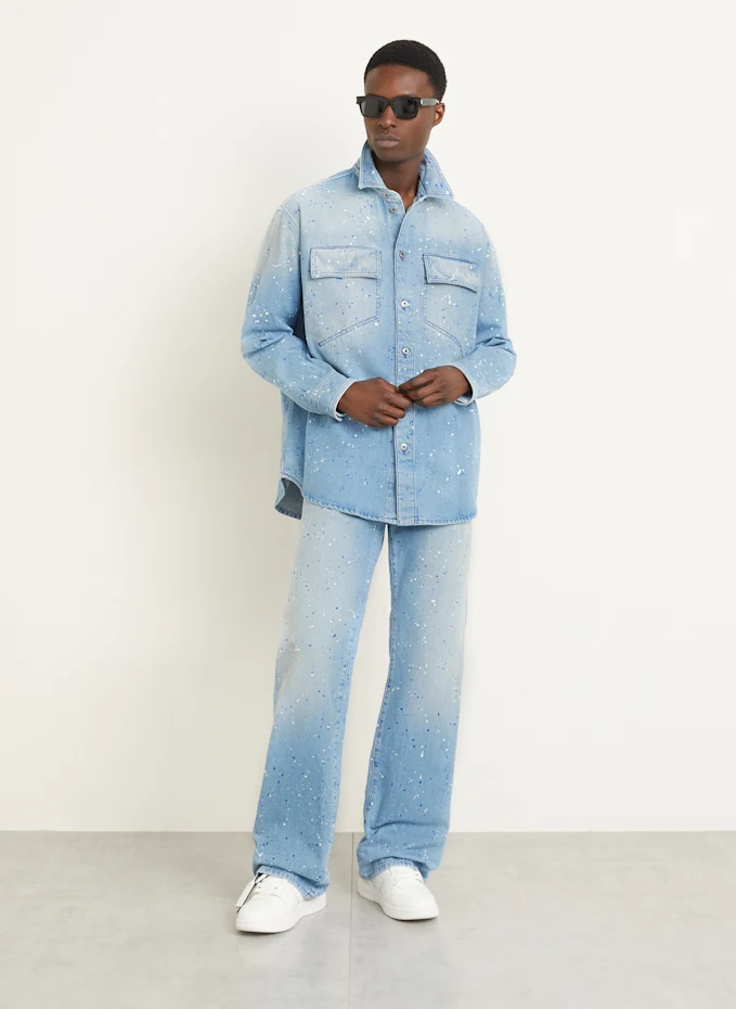 Off-White Off-White Jeanshemd Comfort Fit