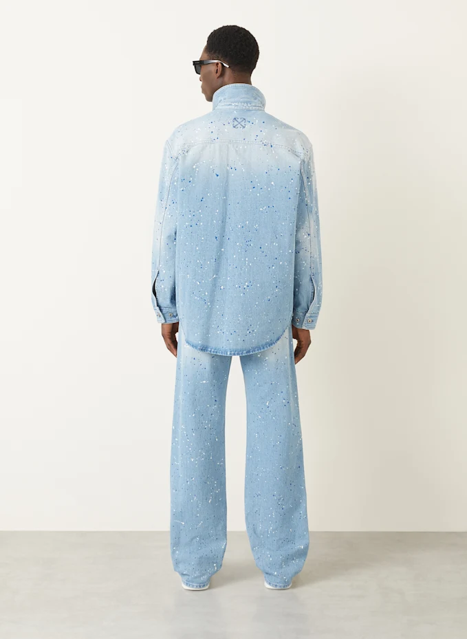Off-White Off-White Jeanshemd Comfort Fit