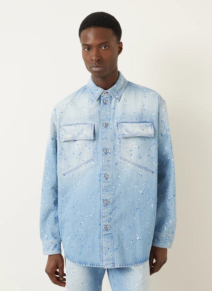 Off-White Off-White Jeanshemd Comfort Fit