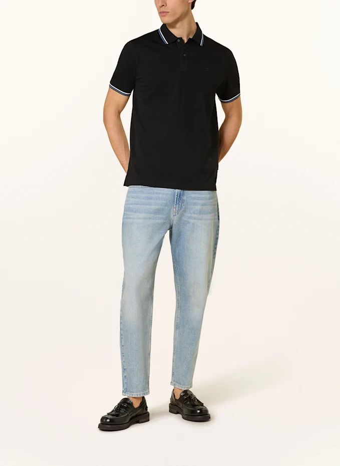 OLYMP OLYMP Piqué-Poloshirt Casual Fit