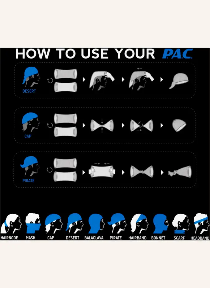 P.A.C. P.A.C. MultifunktionstuchKIDS