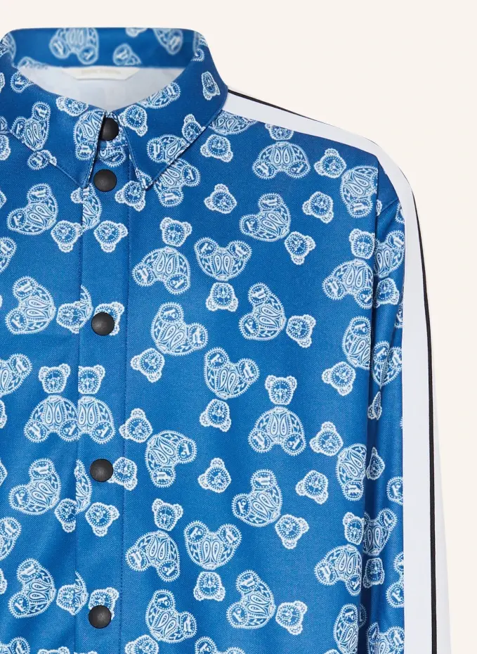 Palm Angels Palm Angels Overshirt Mit GalonstreifenKIDS