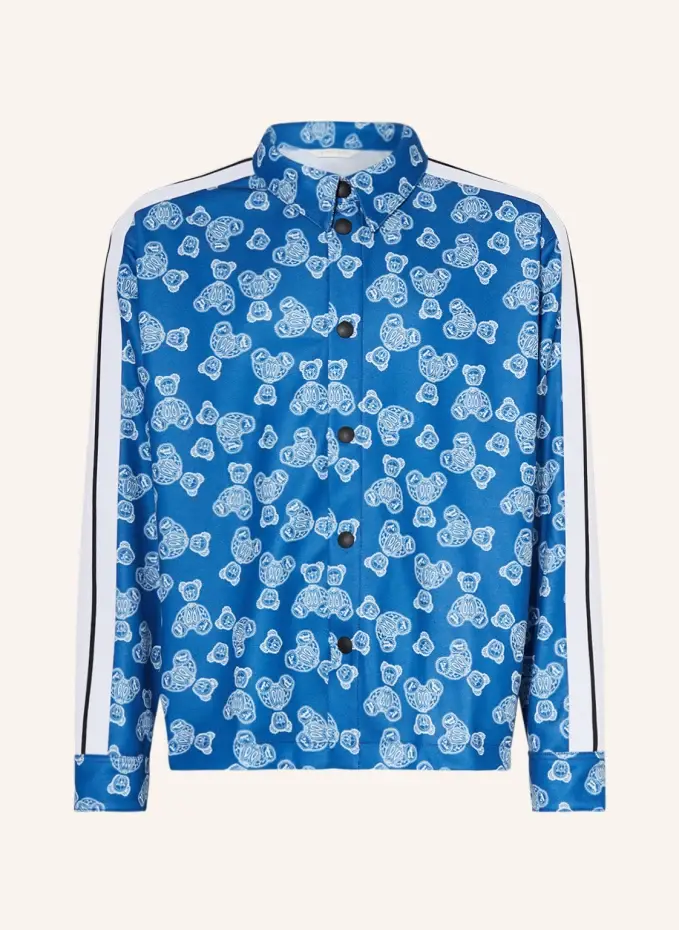 Palm Angels Palm Angels Overshirt Mit GalonstreifenKIDS