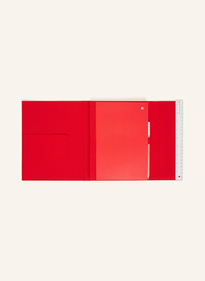 PANTONE PANTONE 3-tlg. Set: Notizbuch Stift Und Lineal